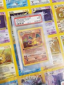 Psa 9 1st Edition Shadowless Charizard Holy Grail Pokémon Mint Card