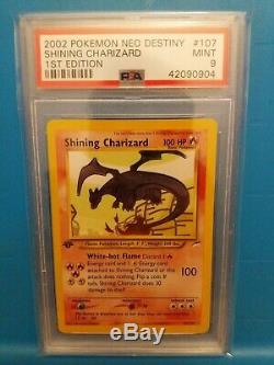 Psa 9 1st Edition Shining Charizard Neo Destiny Set Pokemon Card Mint Very Rare