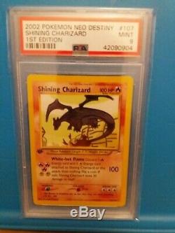 Psa 9 1st Edition Shining Charizard Neo Destiny Set Pokemon Card Mint Very Rare
