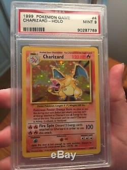 Psa 9 Charizard Holo 1999 Pokemon Card Base Set