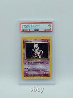 Psa Mewtwo 10/102 Base Set Holo Original 1999 Pokemon Card Classic Collection