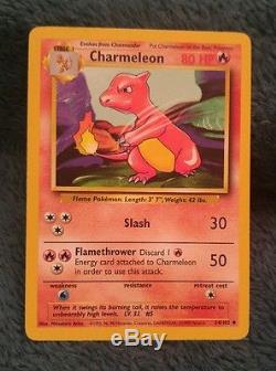 RARE Charmeleon Pokemon Card Near Mint Cond 1999 24/102 unplayed/base wizards