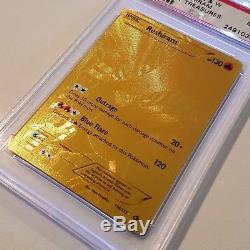 RESHIRAM GOLD (MT) PSA 9 Secret Rare Pokemon Card