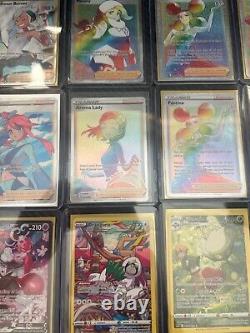 Rainbow rare pokemon cards lot, character rares, waifu cards etc