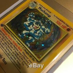 Rare 1st Edition Holographic Machamp Pokémon Card 8/102 Great Condition