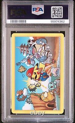 Rare 2016 Pokemon Playing Cards Mario Pikachu King Of Hearts And Flareon Psa 10