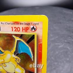 Rare Base Set Charizard 4/102 Pokemon Card MP Collectible Trading Card Game