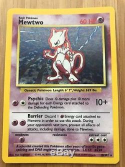 Rare Holo Foil Mewtwo Pokemon Card