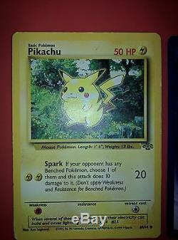 Rare Pikachu Pokemon Card Jungle Set NEW ultra rare 60/64 1995 Trading Cards