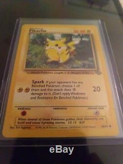 Rare Pikachu Pokemon Trading Card ultra rare 60/64 1995 Near Perfect Mint SALE
