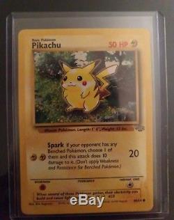 Rare Pikachu Pokemon Trading Card ultra rare 60/64 1995 Near Perfect Mint SALE