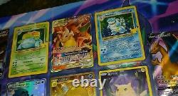 Rare Pokemon Card Lot All Holo Rares Charizard Blastiose Venusuar Pikachu Mint