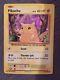 Rare Pokemon Card Pikachu Card 58/102 1999 Wizards Purple Background