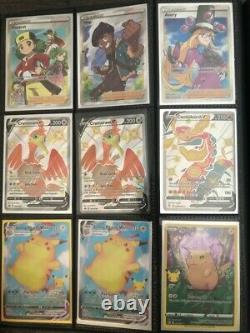 Rare Pokemon Card binder lot full art trainers alt arts Rainbow rares