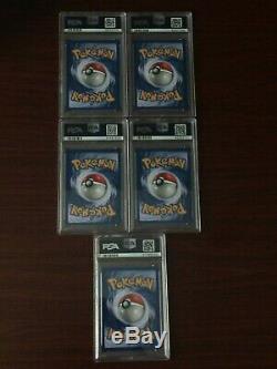 Rare Pokemon Cards Complete Set Holo PSA Pokemon Base Set 2 WOTC Original