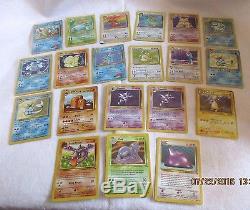 Rare Pokemon Cards Lot Of 20 1999 Holo 1st Ed Shadowless Most Near Mint