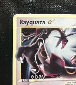 Rare Rayquaza Goldstar EX Deoxys Gold Star Pokemon Card NM Mint PSA BGS