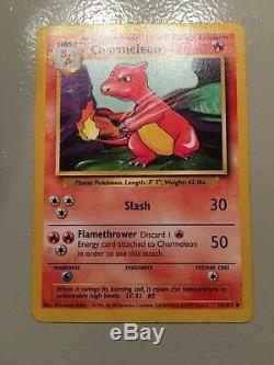 Rare Stage 1 Pokemon Charmeleon Card 24/102, 1995