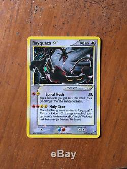 Rayquaza Gold Star (Deoxys EX) 107/107 Ultra Rare Pokemon Card