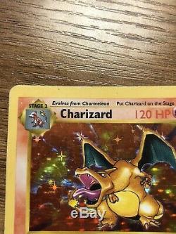 SHADOWLESS CHARIZARD 4/102 Holo Foil Rare Base Set Pokemon Card 1999