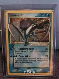 SHINING SUICUNE 115/115 Ultra Rare EX GOLD STAR Holo Foil Pokemon Card NM-MINT