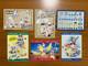 Sr! 1996 Pokemon Jumbo Card Carddass Full Set Of 6- Ken Sugimori Bandai Japan