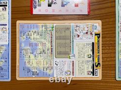 SR! 1996 Pokemon Jumbo Card Carddass Full Set of 6- Ken Sugimori Bandai Japan