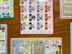 SR! 1996 Pokemon Jumbo Card Carddass Full Set of 6- Ken Sugimori Bandai Japan