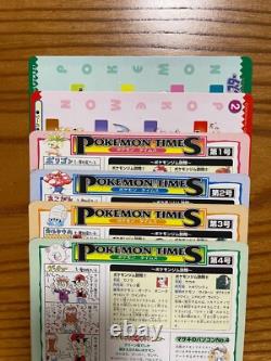 SR! 1996 Pokemon Jumbo Card Carddass Full Set of 6- Ken Sugimori Bandai Japan