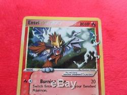 Sale Entei Gold Star Holo Rare Pokemon Card 113/115 EX Unseen Forces