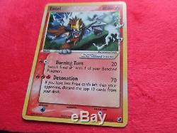 Sale Entei Gold Star Holo Rare Pokemon Card 113/115 EX Unseen Forces