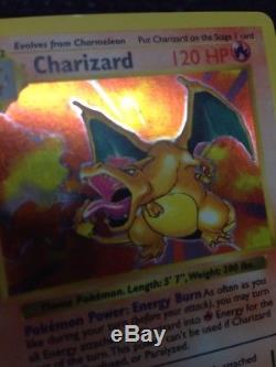 Shadowless Charizard 4/102 Holo Rare Base Set Pokemon Trading Card NM