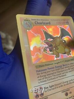 Shadowless Charizard Base Set 4/102 LP Holo Rare Pokemon Card