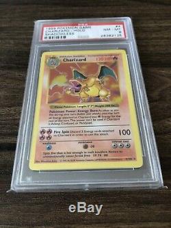 Shadowless Charizard Base Set Holo Pokemon Card PSA 8 Rare 4/102