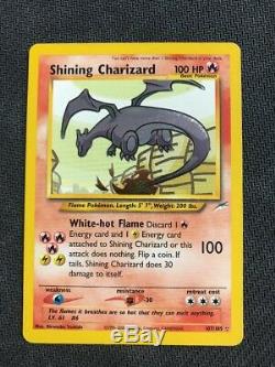 Shining Charizard 107/105 Holo Rare Unlimited Neo Destiny Played Pokemon Card
