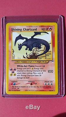 Shining Charizard 107/105 Neo Destiny NM Near Mint Secret Rare Pokemon Card