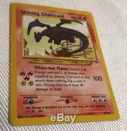 Shining Charizard 107/105 Neo Destiny Shiny Holo Rare Pokemon Card EXC