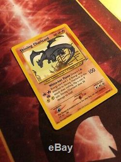 Shining Charizard 107/105 Secret Rare Holo Foil Rare Pokemon Card Neo Destiny