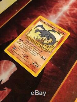 Shining Charizard 107/105 Secret Rare Holo Foil Rare Pokemon Card Neo Destiny