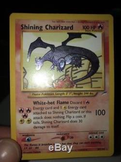 Shining Charizard #107 Holo see pictures, Neo Destiny Ultra Rare Pokemon Card