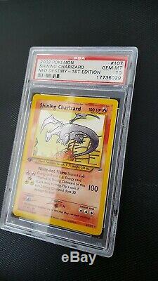 Shining Charizard PSA 10 1st Edition Neo Destiny Secret Rare Pokemon Card