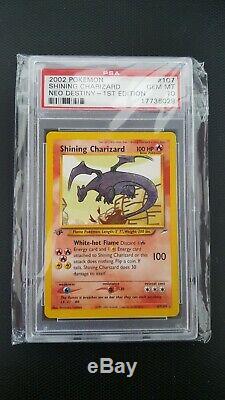 Shining Charizard PSA 10 1st Edition Neo Destiny Secret Rare Pokemon Card