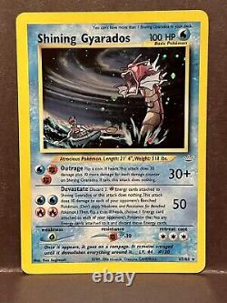 Shining Gyarados 65/64 Neo Revelation Holo Secret Rare Vintage Pokemon TCG Card