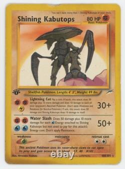 Shining Kabutops 108/105 1st Edition Holo Rare Neo Destiny Pokemon Card 2000