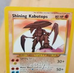 Shining Kabutops (108/105) Neo Destinty Secret Rare HOLO Pokemon Card Mint