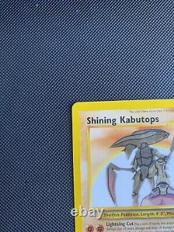 Shining Kabutops 108/105 Neo Revelation Secret Rare Vintage Pokemon TCG