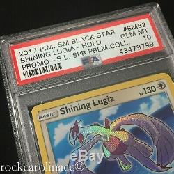 Shining Lugia HOLO RARE SM82 (PSA 10 GEM MINT) Black Star PROMO Pokemon Cards