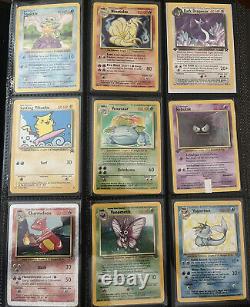Six Pages Of Extremely Rare WOTC Pokémon Cards