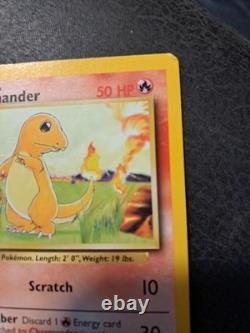 Super Rare Charmander Pokemon Card 1995 46/102 Scratch