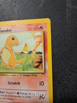 Super Rare Charmander Pokemon Card 1995 46/102 Scratch